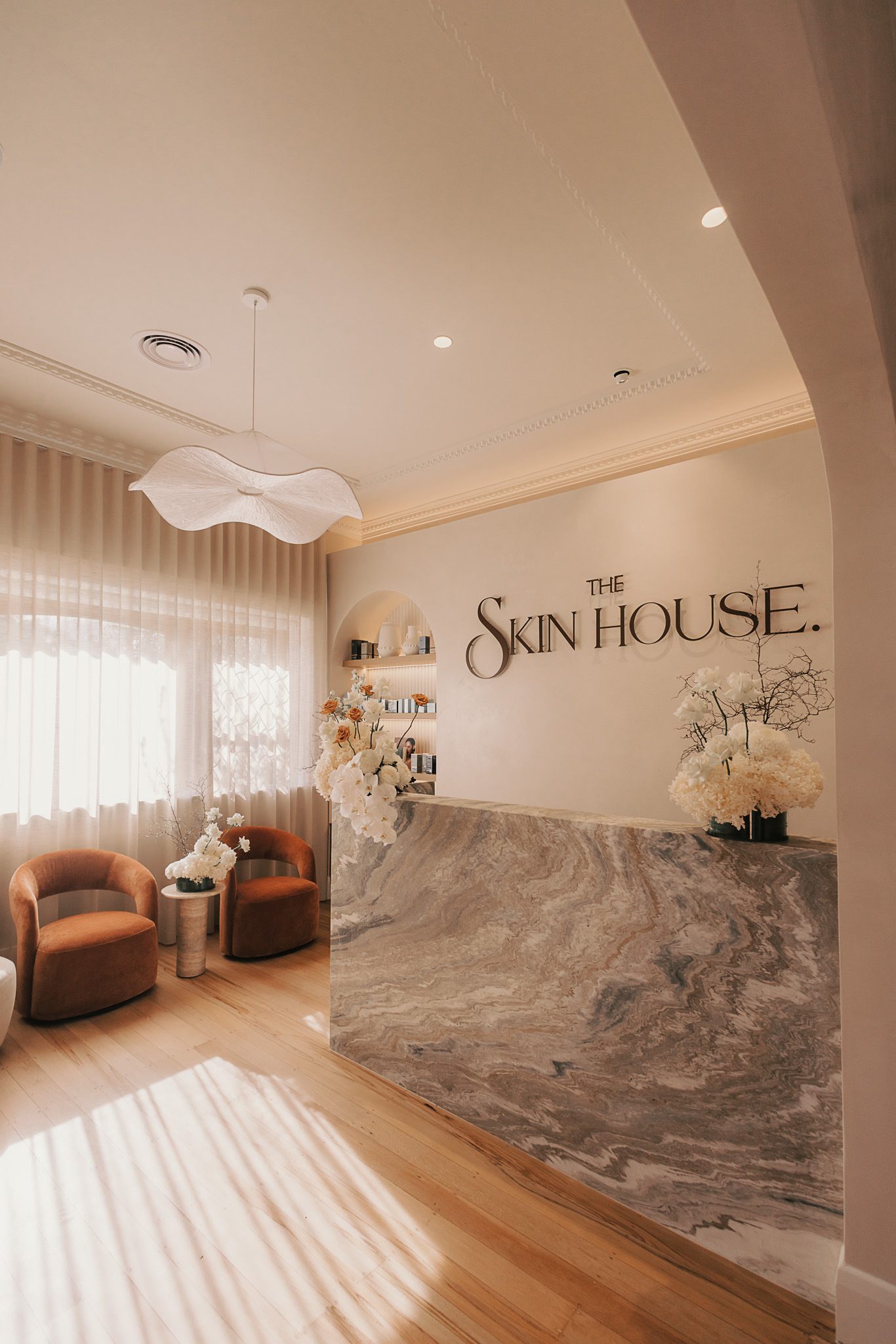 Venetian Plaster wall finish in a contemporary Victorian home by Vogue Decorative